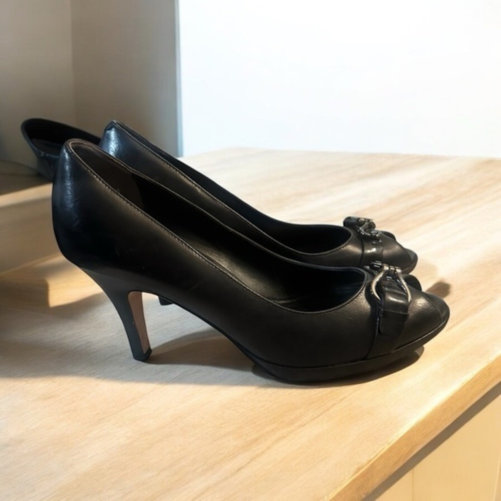 Cole Haan Nike Air Black Pumps - Womens Size 9.5 B - Black